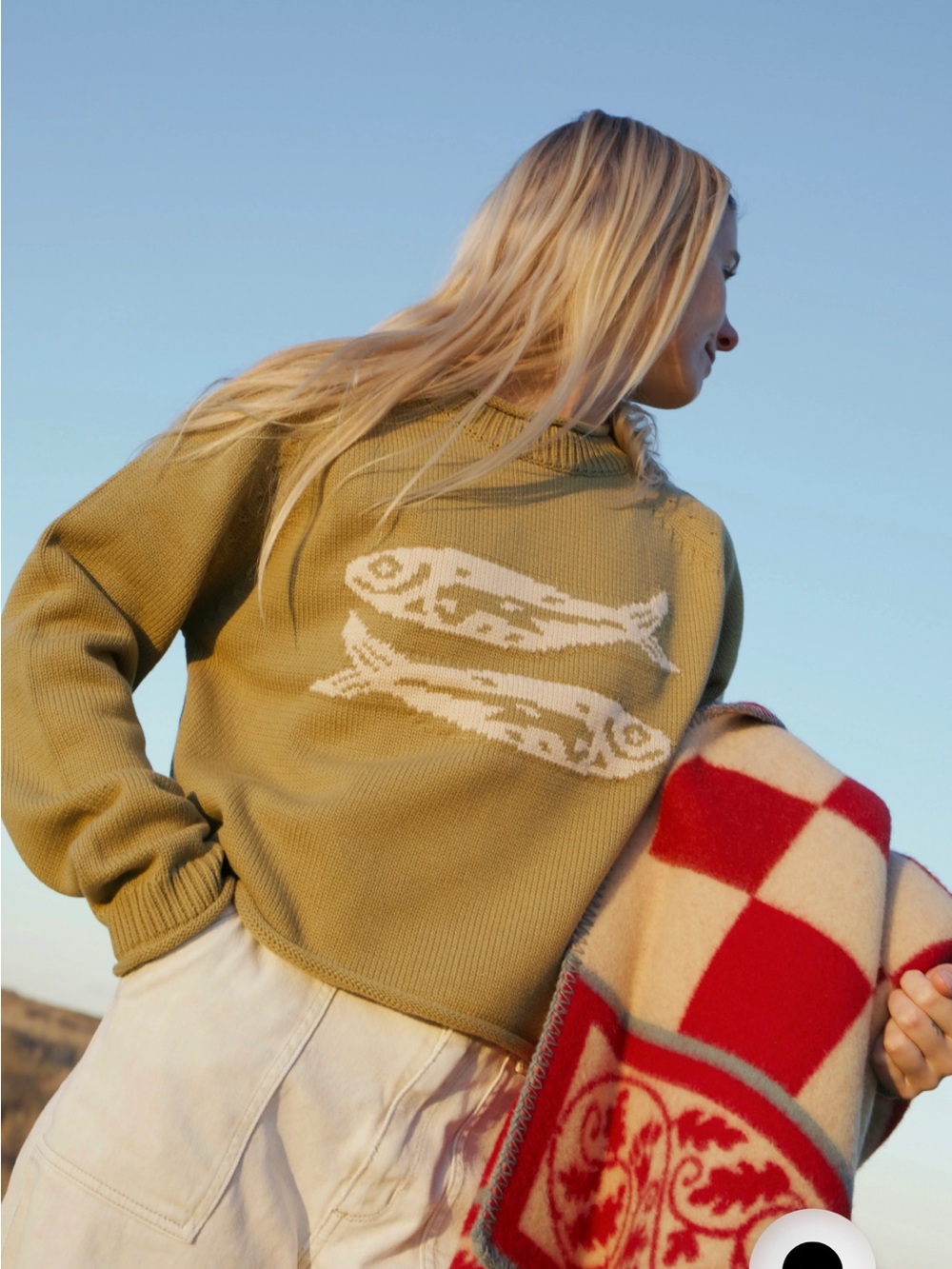 Beaten Path Co. Fish Sweater - Green